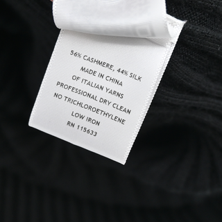 GABRIELA HEARST | Black Ribbed Knit Maxi Dress