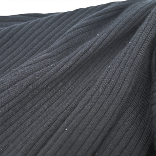 GABRIELA HEARST | Black Ribbed Knit Maxi Dress