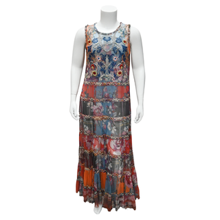 JOHNNY WAS | Zoie Floral Embroidered Mesh Dress