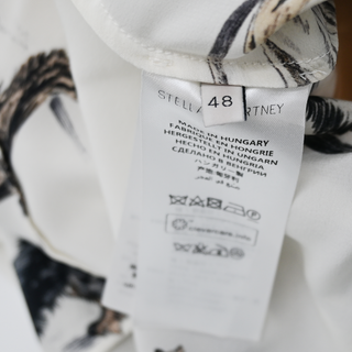 STELLA MCCARTNEY | Dog Print Silk Dress