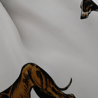 STELLA MCCARTNEY | Dog Print Silk Dress