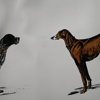 STELLA MCCARTNEY | Dog Print Silk Dress