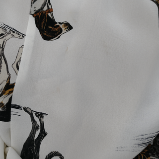 STELLA MCCARTNEY | Dog Print Silk Dress