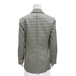 LOEWE | Sage Houndstooth Wool Blazer