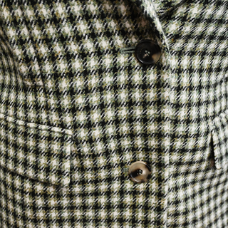 LOEWE | Sage Houndstooth Wool Blazer