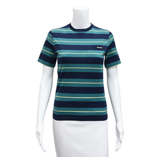 MIU MIU | Billiard Striped Cotton T-Shirt