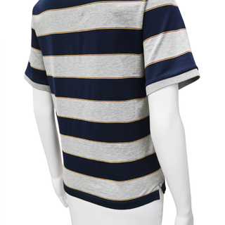 MIU MIU | Striped Jersey Polo Shirt
