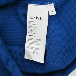 LOEWE | Faded Greek Blue Stretch Cotton Polo Shirt