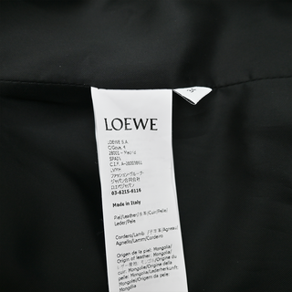 LOEWE | Brown Tailored Leather Blazer