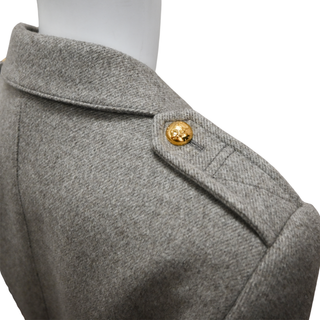 CELINE | Gris Beige Saharienne Cashmere Jacket