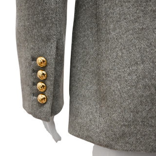 CELINE | Gris Beige Saharienne Cashmere Jacket