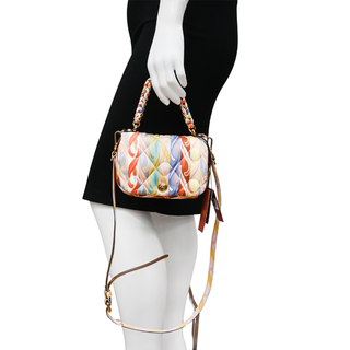 ETRO | Multicolored Sea-Print Quilted Shoulder Bag