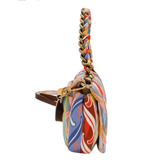 ETRO | Multicolored Sea-Print Quilted Shoulder Bag