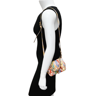 ETRO | Multicolored Sea-Print Quilted Shoulder Bag