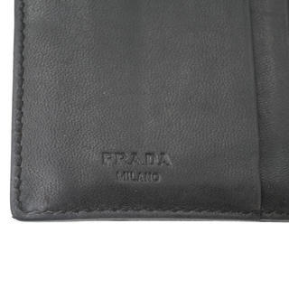 PRADA | Dark Brown Crocodile-Embossed Wallet