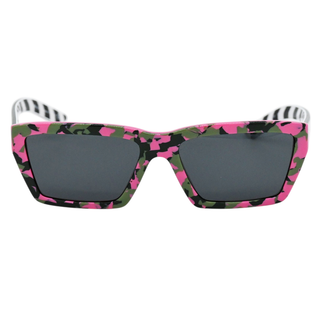 PRADA | Pink Camo Rectangular Sunglasses