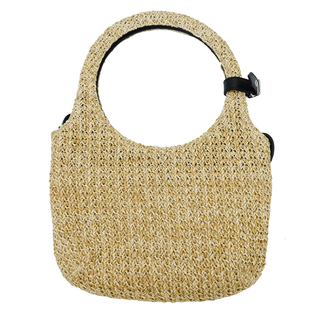 COURREGES | Holy Raffia Top Handle Bag