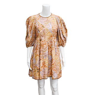 ZIMMERMANN | Concert Paisley Linen Mini Dress