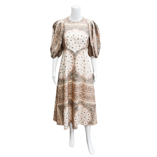 ZIMMERMANN | Day Bandana Linen Midi Dress
