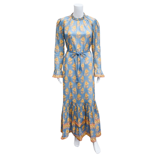 ZIMMERMANN | Junie Frill Floral Midi Dress