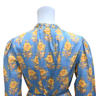 ZIMMERMANN | Junie Frill Floral Midi Dress