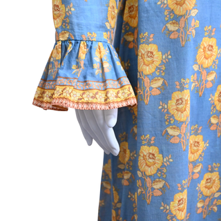 ZIMMERMANN | Junie Frill Floral Midi Dress