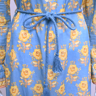 ZIMMERMANN | Junie Frill Floral Midi Dress