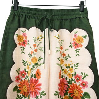 ALEMAIS | Elisabetta Floral Linen Pants