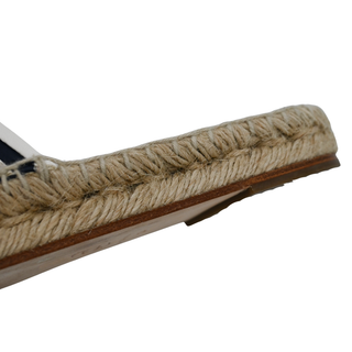 CHANEL | Lambskin Chain Espadrille Slides
