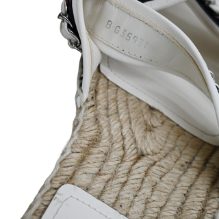 CHANEL | Lambskin Chain Espadrille Slides