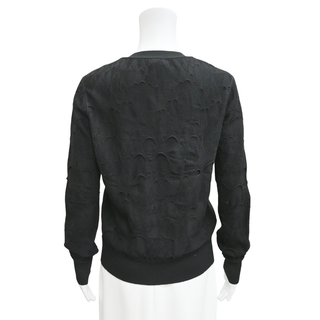 CHANEL | Black Textured Wool Knit Cardigan