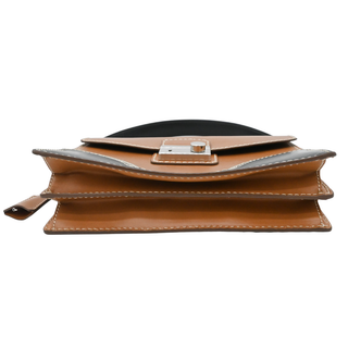 PRADA | Tricolor Vitello Sound Lock Shoulder Bag