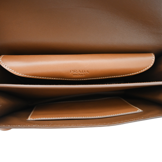 PRADA | Tricolor Vitello Sound Lock Shoulder Bag
