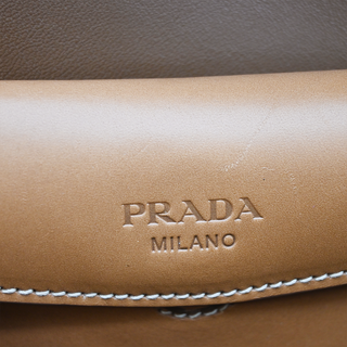 PRADA | Tricolor Vitello Sound Lock Shoulder Bag