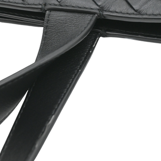 BOTTEGA VENETA | Black Intrecciato Leather Tote Bag