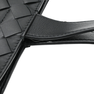 BOTTEGA VENETA | Black Intrecciato Leather Tote Bag