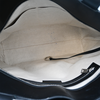 BOTTEGA VENETA | Black Intrecciato Leather Tote Bag