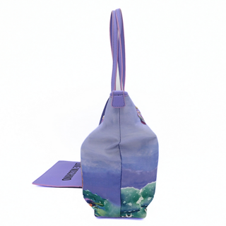 LOVE MOSCHINO | Purple Rome Colosseum Tote Bag