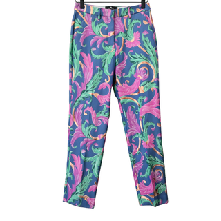 ETRO | Floral Metallic Jacquard Trousers