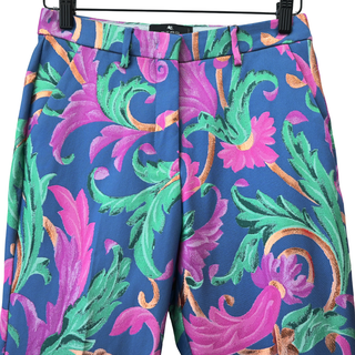 ETRO | Floral Metallic Jacquard Trousers
