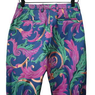 ETRO | Floral Metallic Jacquard Trousers