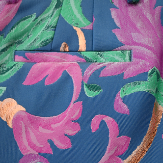 ETRO | Floral Metallic Jacquard Trousers
