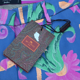 ETRO | Floral Metallic Jacquard Trousers