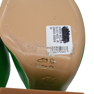 SIMON MILLER | Grass Green Slice Heels