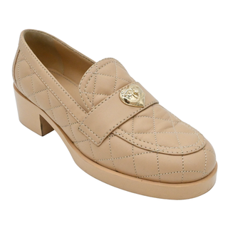 CHANEL | Quilted CC Heart Loafers