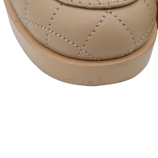 CHANEL | Quilted CC Heart Loafers