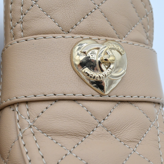 CHANEL | Quilted CC Heart Loafers