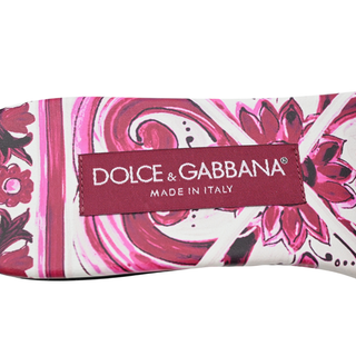 DOLCE & GABBANA | Pink Majolica Print Slides