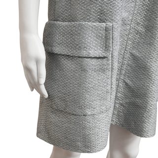 TOM FORD | Silver Metallic Boucle Mini Dress