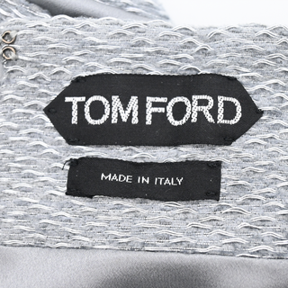 TOM FORD | Silver Metallic Boucle Mini Dress